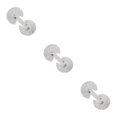 thumbnail image 1 of Riwesomey Stable Thread Plug Gage Stainless Steel Model Angle Screw High American 60-55 Measuring Hardness Metric Pitch Degree Gauge Type1 NO1 Riwesomey CBP489870, 1 of 6