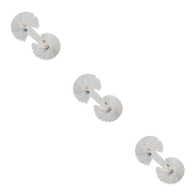 Riwesomey Stable Thread Plug Gage Stainless Steel Model Angle Screw High American 60-55 Measuring Hardness Metric Pitch Degree Gauge Type1 NO1 Riwesomey CBP489870
