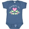 thumbnail image 3 of Inktastic Grandpa's Girl Heart Flowers Girls Baby Bodysuit, 3 of 5