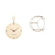 thumbnail image 1 of Reloj de pared,Reloj de pared decorativo para sala de estar,silencioso,Reloj de pared de madera con decoración moderna,Estante de almacenamiento de pared,Estantería colgante de pared de metal, 1 of 8