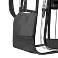 thumbnail image 2 of Mochila Transparente Macarena Bandolera Casual para Hombres y Mujeres Negro, 2 of 7