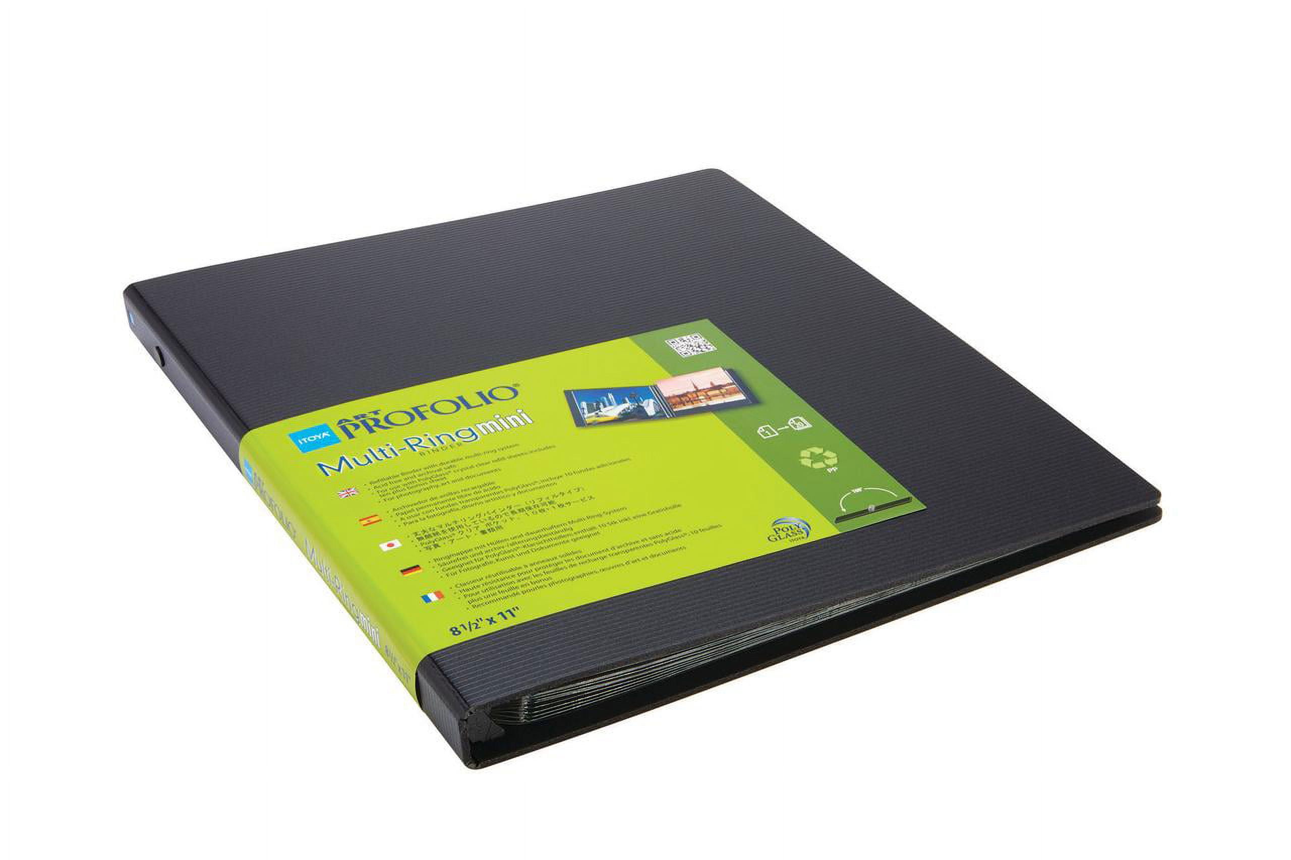 ITOYA Art Profolio Multi Ring Binder - Mini - 8.5 in x 11 in