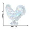 thumbnail image 2 of Rooster Statue Silicones Candle Molds for Candle Soap Home Decoration Epoxy Resins Silicones Molds for Gypsum Decoration, 2 of 8