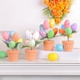 thumbnail image 5 of Easter Egg Table Tree, Easter Tree Tabletop Decor, 9 inch Colorful Easter Egg Tree Potted Plant Table Centerpiece Decorative for Home Office Easter Party, 5 of 9