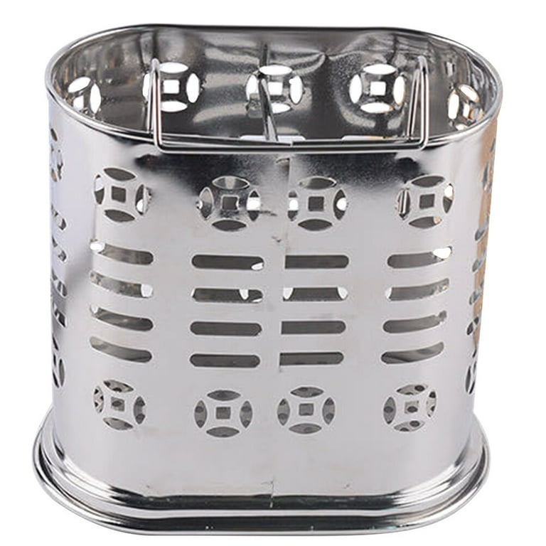 Dishwasher Chopstick Basket Drying Rack Compartments Stainless Steel Utensils Holder