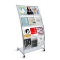 thumbnail image 4 of Magazine Rack Newspaper Storage Stand Book Display Shelf Stand Store 4-layer, 4 of 12
