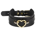 thumbnail image 1 of Collier Ras-du-Cou Cœur pour Femmes et Filles, Collier Ras-du-Cou en Cuir PU, Collier Statement, Bijou, Harnais de Cou, 1 of 8