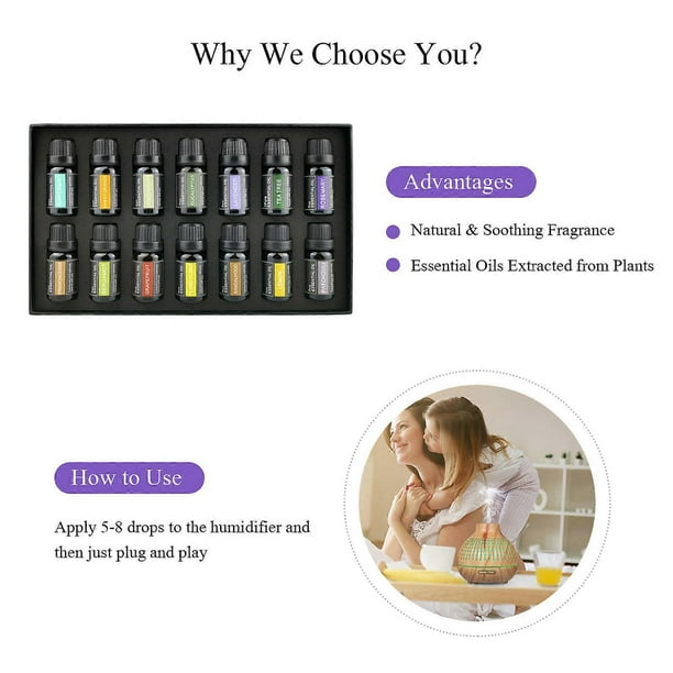 10ml/Bottle 10PCS Pure E-ssential O-il for Humiidifier Aromatherapy Home Bedroom Bar C-lub Massage