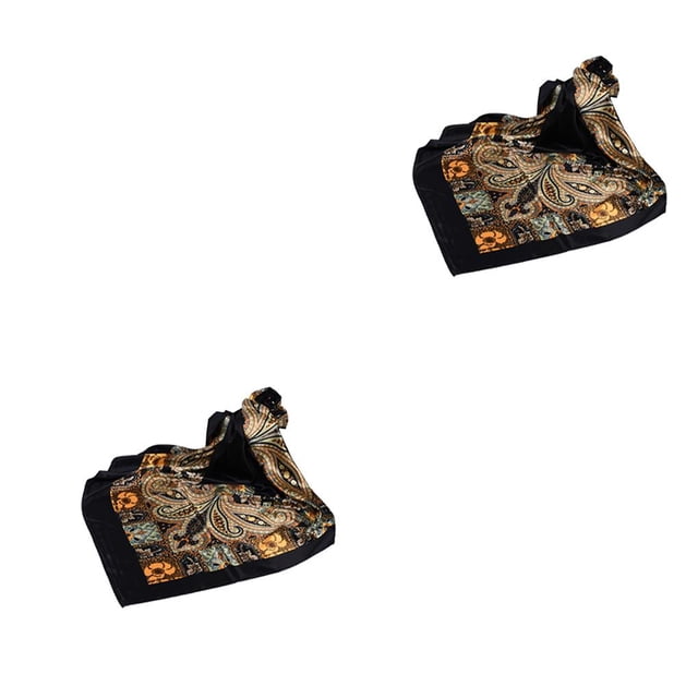 Sonducket Bufanda cuadrada Bufandas Cabeza Cuello Ropa Traje Decoración Impreso Portátil Plegable Vacaciones Regalo decorativo 90x90cm Type3 NO3