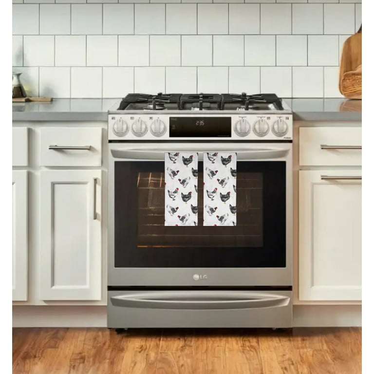 Lintex Snowflake 100% Cotton 6pc Kitchen Towel, Pot Holder, Oven mitt Set  870651 - The Home Depot