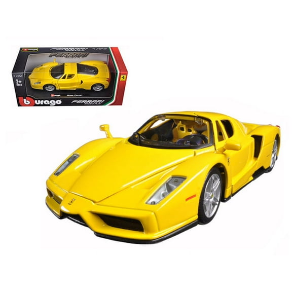 Ferrari Enzo Yellow 1/24 Diecast Model Car by Bburago