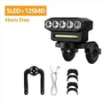 thumbnail image 2 of Luz Delantera LED para Bicicleta, Recargable por USB, Luz de Carretera, Fácil de Instalar, 6 Modos de Luz, Timbre para Bicicleta, B, 2 of 5