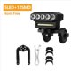 thumbnail image 2 of Luz Delantera LED para Bicicleta, Recargable por USB, Luz de Carretera, Fácil de Instalar, 6 Modos de Luz, Timbre para Bicicleta, B, 2 of 5