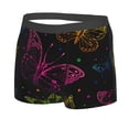 thumbnail image 2 of Disketp Butterfly Men'S Boxer Briefs,Soft And Breathable Cotton Underwear With Comfortflex Waistband, 2 of 8