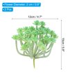 thumbnail image 2 of Plantas suculentas artificiales mini Uxcell sin maceta, suculentas falsas, suculentas texturizadas realistas, verdes, paquete de 2, 2 of 5