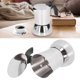 thumbnail image 5 of Moka Pot ahorro de tiempo para hacer bricolaje cafetera de camping acero inoxidable de grado alimenticio práctica práctica para interiores y exteriores para el hogar ANGGREK Otros, 5 of 8