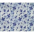 thumbnail image 5 of oneOone Cotton Flex Royal Blue Fabric Floral & Greenery Craft Projects Decor Fabric Printed By The Yard 40 Inch Wide-7I, 5 of 6