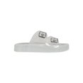 thumbnail image 2 of Women Jelly Double Buckle Footbed Slide Sandal 19255, 2 of 6