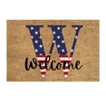 thumbnail image 2 of ViLaViDeca 4th Of July Door Mat Patriotic Doormat Entryway Rug Welcome Independence Day Doormat Stain And Fade Patriotic Decor Welcome Outdoor Mat Decorative For Home, 2 of 4
