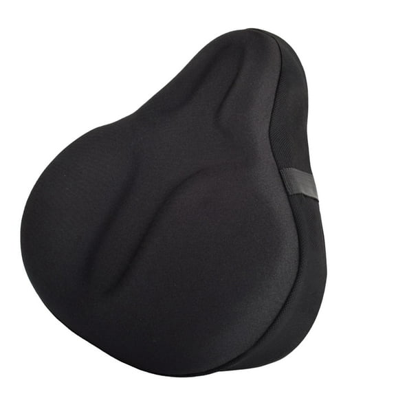 Comfortable Exercise Bike Seat Cover Large Wide Silicone Padded Cushion for Cruiser Bikes, Indoor