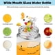 thumbnail image 3 of Botellas de jugo de vidrio Chunmo, 500 ml, paquete de 4 con tapas de acero inoxidable, 3 of 7