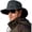 Grey, variant on Fisherman Hat UPF 50+ Vintage Style for Men Women, Boonie Hat Wide Brim Cowboy Bucket Hat for Safari, Beach & Hiking