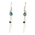 thumbnail image 2 of Kiplyki Vintage Earrings Temperament Advanced Pearl Earrings Peacock Earrings, 2 of 9