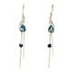 thumbnail image 2 of Pendientes Vintage Xihbxyly Temperamento Avanzado Perlas Pavo Real, 2 of 7
