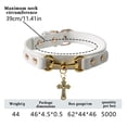 thumbnail image 4 of AuroraX Soft Nylon Dog Collar with Bow Comfortable Puppy Collar Safety Buckle Adjustable Lightweight Durable Easy-Care Fashion Pet Accessories for Dogs, 4 of 7