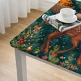 thumbnail image 4 of BANET  Table Cloths  Decorative Washable Rectangle Tablecloth, Kitchen &amp; Camping, Hygge Christmas - Thanksgiving/Christmas white, 4 of 7