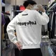 thumbnail image 5 of Suéter de cuello redondo de moda Harajuku para hombre, sudadera de otoño con cuello redondo para hombre, tops de color pastel, ropa barata Y2k, diseñador cálido Emo, 5 of 5