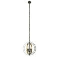 thumbnail image 4 of Lighting DARBY Industrial 4 Light Rubbed Bronze & Gold Ceiling Pendant 16" Wide, 4 of 5