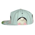 thumbnail image 3 of Haiem White Bunny Bottom And Easter Eggs Classic Snapback Cap Flat Bill Hat Baseball Cap Adjustable Size Cotton Dad Hat, 3 of 9