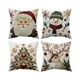 thumbnail image 2 of Funda de almohada de algodón con adornos navideños, fundas de almohada navideñas de 45 x 45 cm, fundas de almohada decorativas de tela suave con cremallera oculta para decoración del hogar, decoracion, 2 of 9