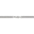 thumbnail image 4 of 925 Sterling Silver 5mm Domed Curb Chain 18 Inch, 4 of 7