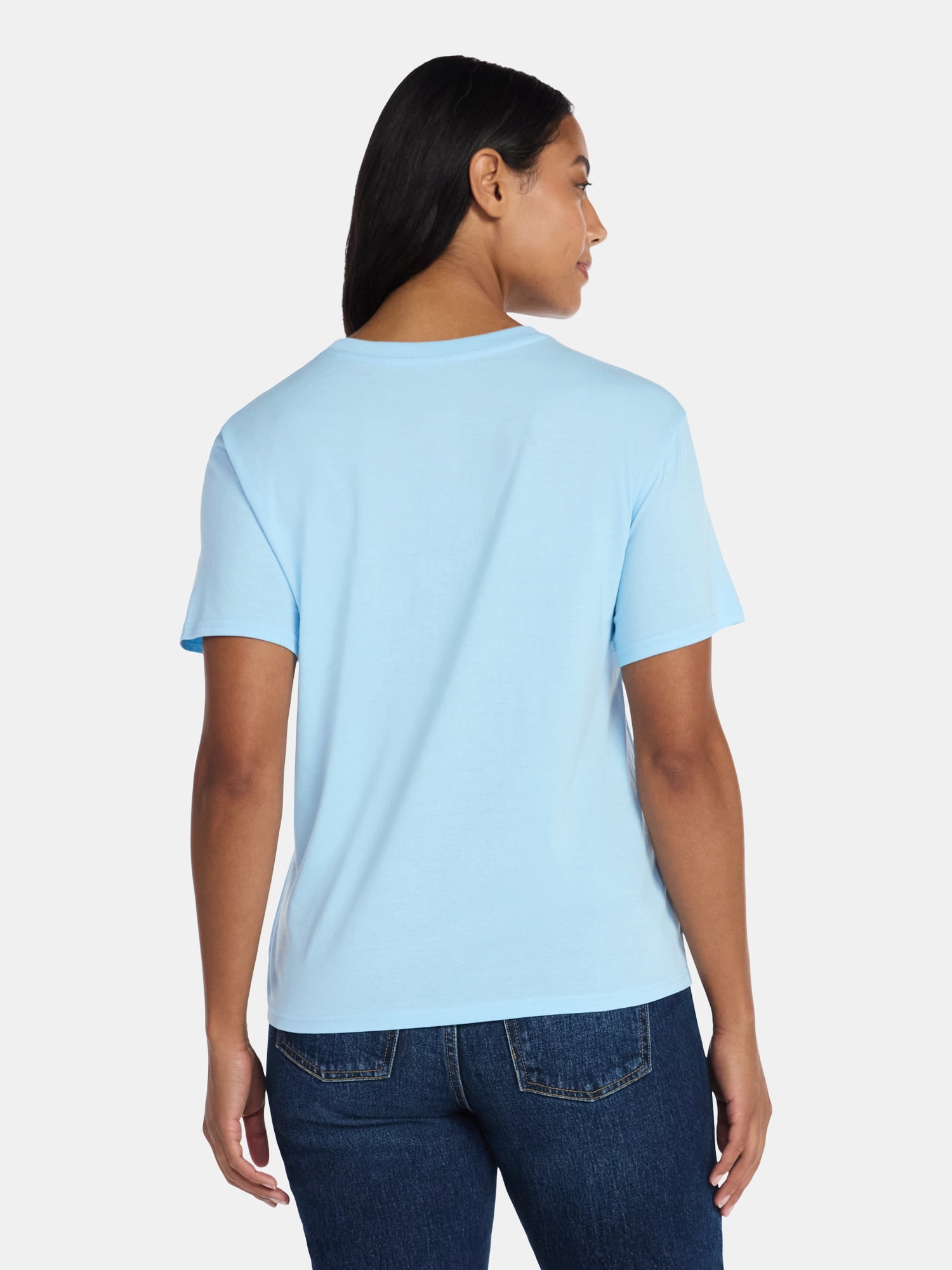 Bluey Women's Graphic Tee with Short Sleeves, Sizes XXS-XXL