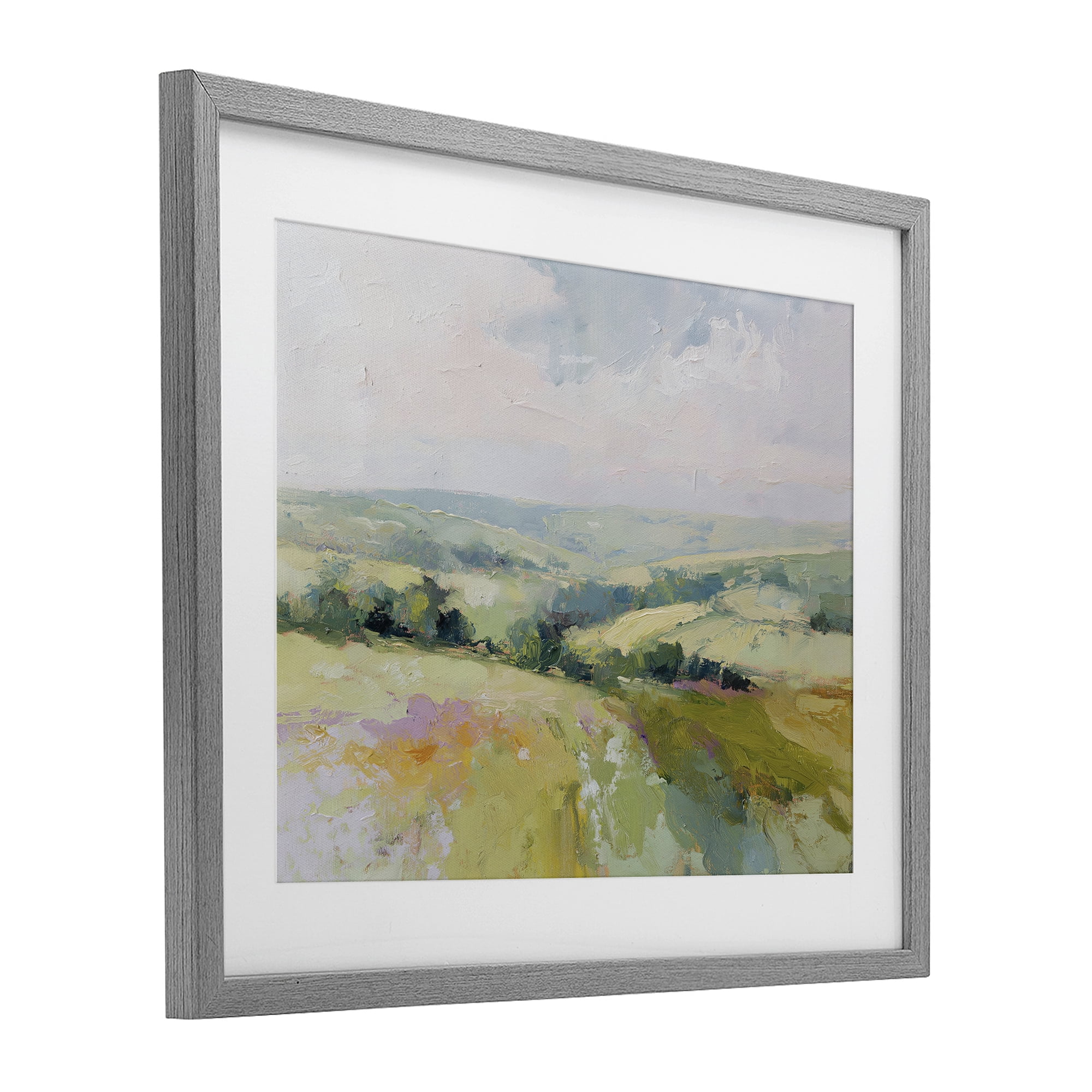 Stupell Industries Endless Green Hills Gray Framed Print Under Glass, design by Svetlana Aleynikova