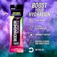 thumbnail image 2 of BODYARMOR Flash IV Electrolyte Packets, Strawberry Kiwi - Zero Sugar Drink Mix, Single Serve Packs, Coconut Water Powder (6 Count), 2 of 5