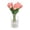 X, variant on Artificial Tulip Bouquet (10 Stems) Small Vase (35Cm), Valentine'S Day Artificial Flowers Real Pu Flowers and a Small Vasefor Wedding Spring Bouquet Arrangement Home Decorations for Mother'S Day