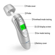 Metene Infrared Digital Thermometer for Fever, Thermometer for Forehead and Ear