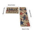 thumbnail image 3 of Patriotic 4th Of July Doormat Set USA Flag Star Non Slide Welcome Mat For Independence Day Front Door Entryway Decor, 3 of 6