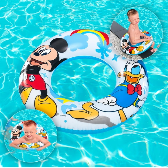 Dona Salvavidas Inflable Infantil Bestway Mickey Mouse 56 Cm