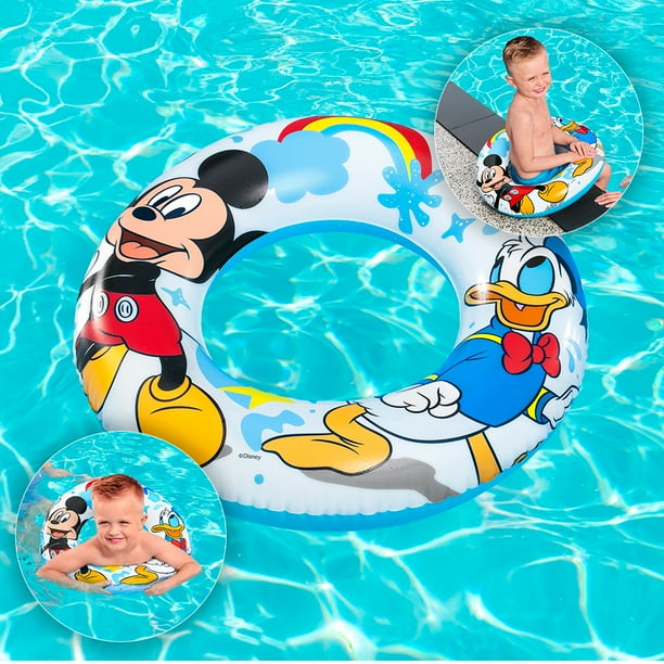 Dona Salvavidas Inflable Infantil Bestway Mickey Mouse 56 Cm