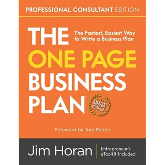 The One Page Business Plan Professional Consultant Edition (Paperback)