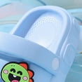 thumbnail image 4 of Ccpelsie Kids Shoes Cartoon Slide Sandals for Beach Pool Shower Summer Slippers Summer Outdoor Shoes（Sky Blue,12), 4 of 6