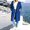thumbnail image 2 of Jackets for Women Long Length Hooded Long Sleeve Pocket Zip-up Jacket, 2 of 3