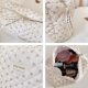 thumbnail image 3 of Bolsa de maquillaje grande, bolsa de cosméticos de viaje con cremallera, bolsa de aseo de viaje de gran capacidad con estampado floral para mujeres y niñas., 3 of 5