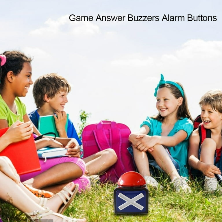 Buzzers de resposta, Interessante botão fácil som alto Buzzer de jogo  vermelho, Buzzer portátil de show de jogos para jogos em família, Trivia  Nights, Quiz, Contest, Salas de aula, Kids Adult Party