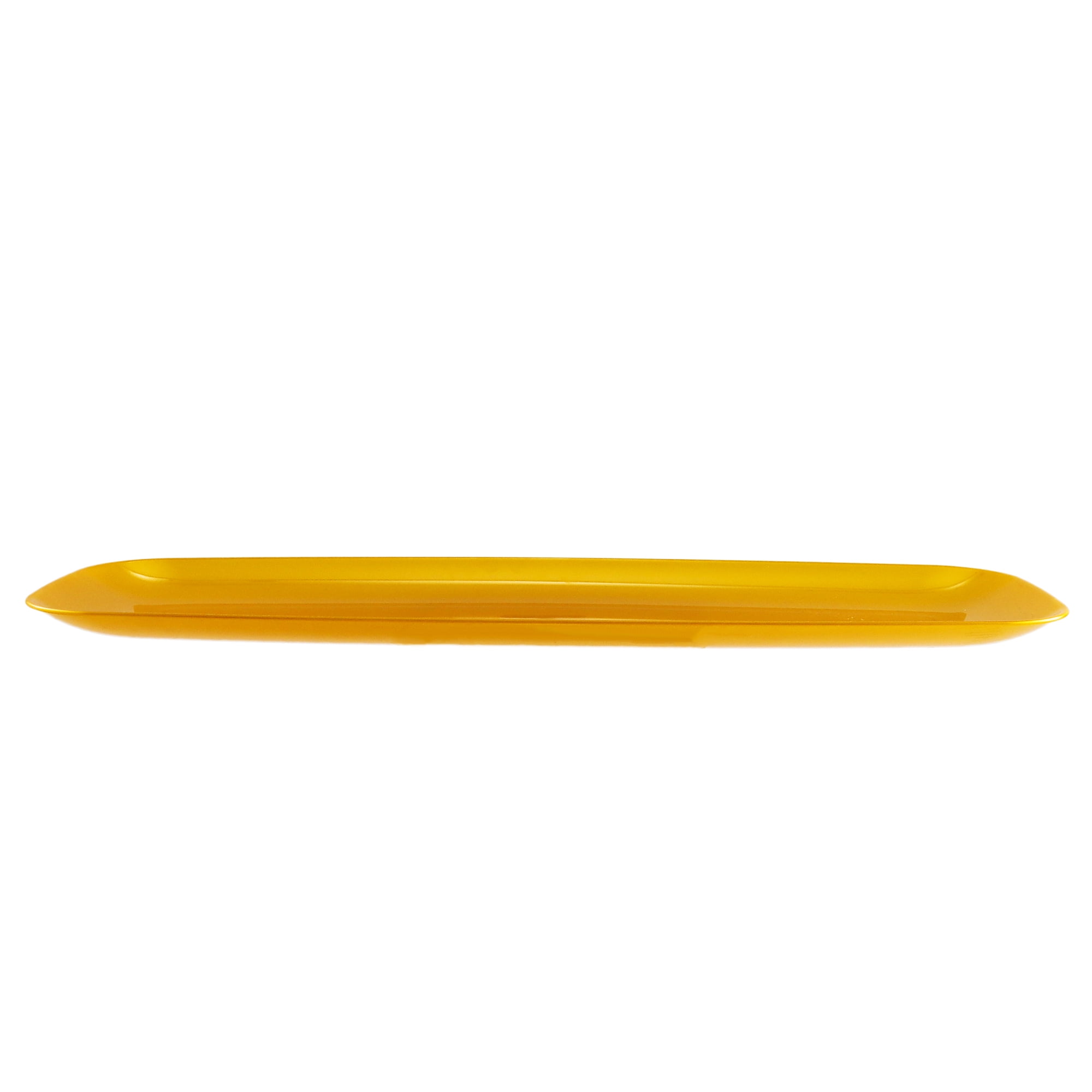 17.5 x 6.5 IN Gold Plastic Food Platter, Party Plate, by Way To Celebrate