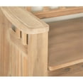 thumbnail image 4 of Riverbay Furniture Banc de Rangement en Fini Naturel Lavé, 4 of 5